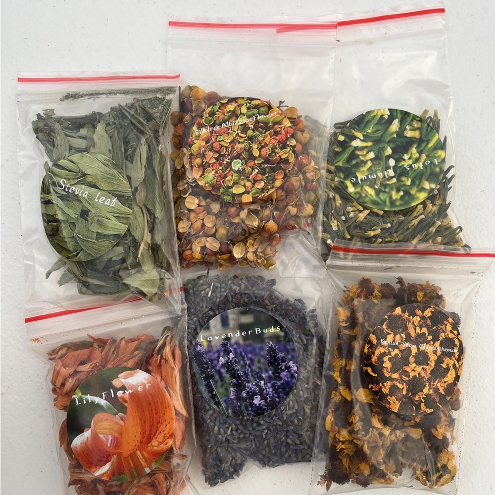 6 Pressed Herbs